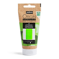 Pebeo ORIGIN Vernice acrilica 60 ml | Varie tonalità - Verde Fluorescente