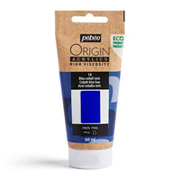 Pebeo ORIGIN Vernice acrilica 60 ml | Varie tonalità - Blu Cobalto Hue
