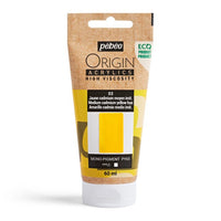 Pebeo ORIGIN Vernice acrilica 60 ml – Giallo Cadmio Medio Tonalità