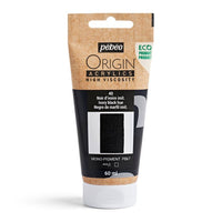 Pebeo ORIGIN Vernice acrilica 60 ml | Varie tonalità - tonalità nero avorio