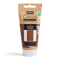 Pebeo ORIGIN Vernice acrilica 60 ml | Varie tonalità - Terra di Siena Naturale