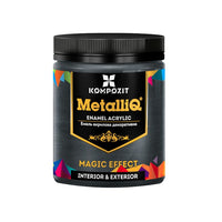 MetalliQ Vernice acrilica metallizzata composita 500g – nero perla