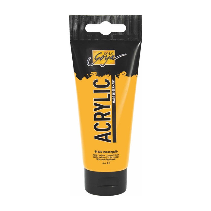 Colore acrilico Solo Goya Acrylic 100 ml – 05 Indian Yellow