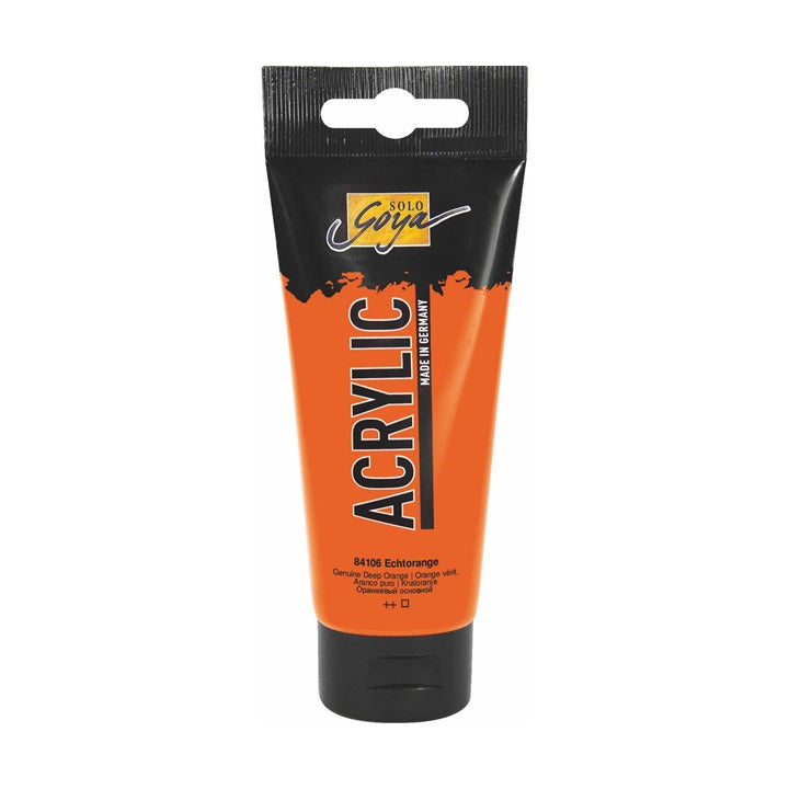Colore acrilico Solo Goya Acrylic 100 ml – 06 Genuine Orange