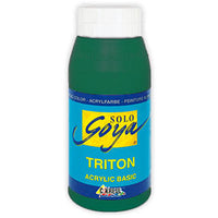 SOLO GOYA TRITON ACRYLIC BASIC 750 ml | colori diversi - Dark Green
