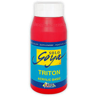 SOLO GOYA TRITON ACRYLIC BASIC 750 ml | colori diversi - Cherry Red