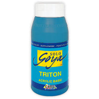 SOLO GOYA TRITON ACRYLIC BASIC 750 ml | colori diversi - Turquoise Blue