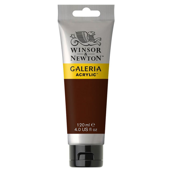 Colore acrilico Winsor & Newton Galeria 120 ml – Burnt Sienna
