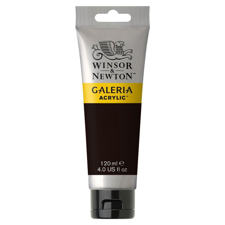 Colore acrilico Winsor & Newton Galeria 120 ml – Burnt Umber