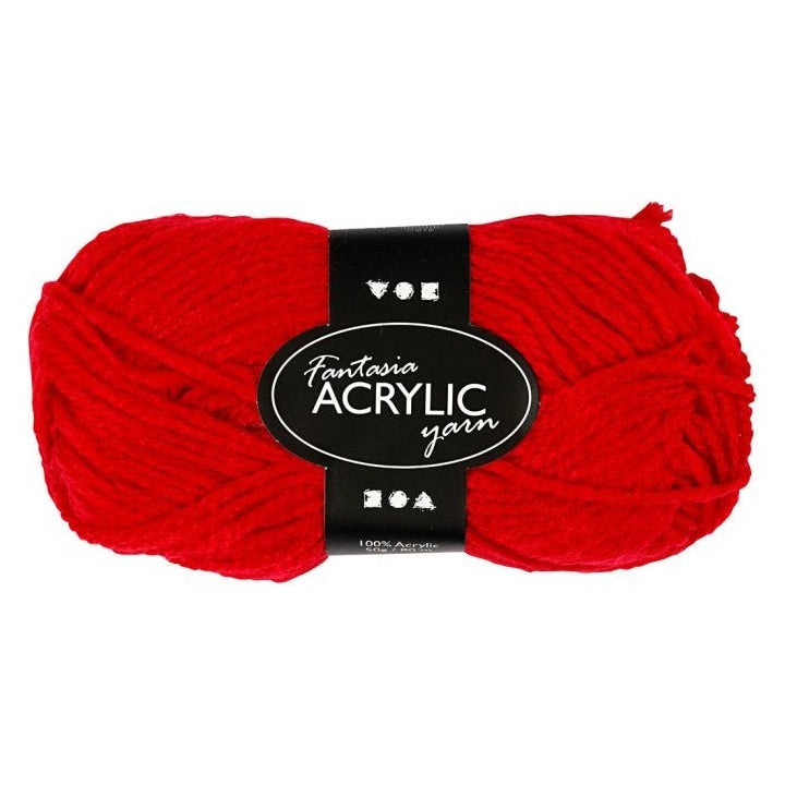 Lana acrilica Fantasia 80 m – rosso