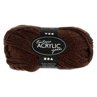 Lana acrilica Fantasia 80 m – marrone