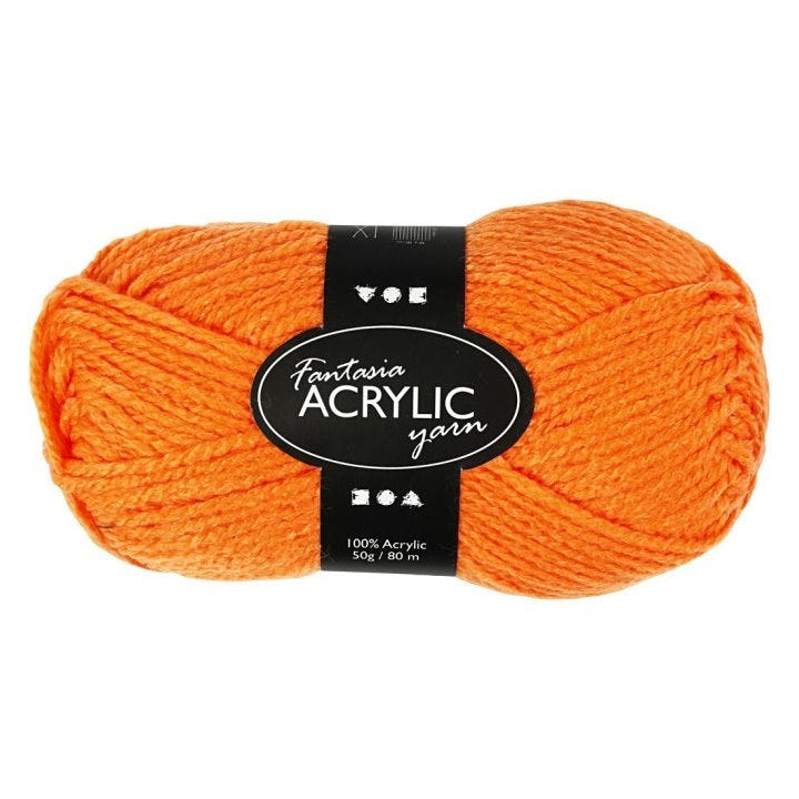 Lana acrilica Fantasia 80 m – arancia