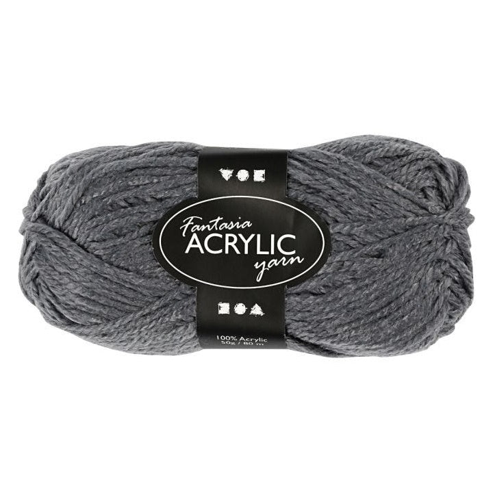 Lana acrilica Fantasia 80 m – griggio