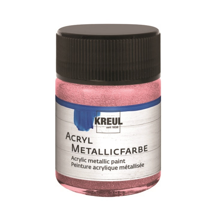Colore acrilico KREUL METALLIC 50 ml – pink