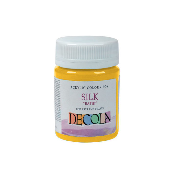 Colori acrilici per seta Decola Batik 50 ml – 220 Yellow Medium
