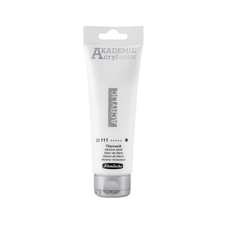 Colori acrilici Schmincke AKADEMIE 120 ml | vari colori - 111 bianco titanio