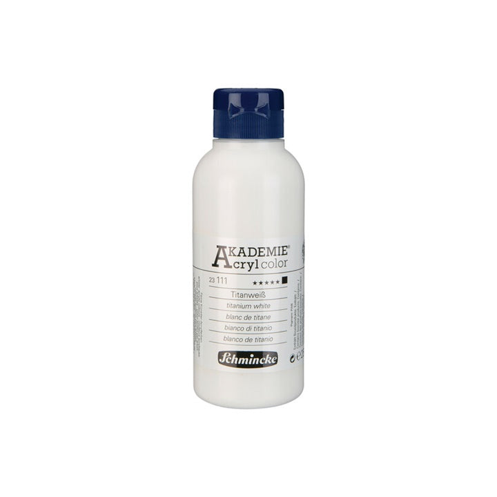 Colori acrilici Schmincke AKADEMIE 250 ml | vari colori - 111 bianco titanio