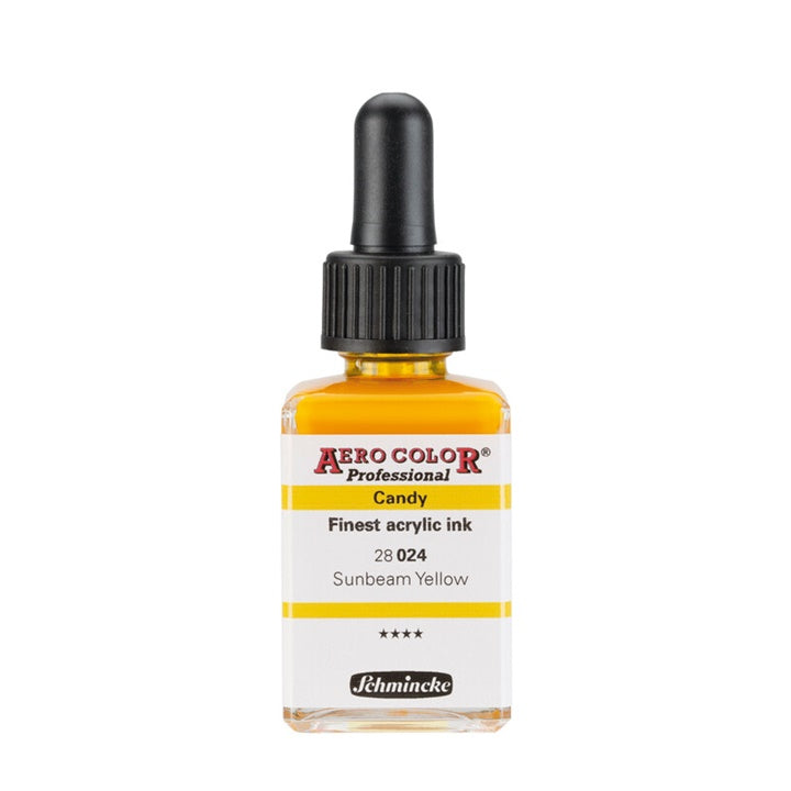 Inchiostro acrilico Schmincke AERO COLOR Professional Candy 28 ml – 024 giallo sunbeam
