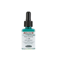 Inchiostro acrilico Schmincke AERO COLOR Professional Effect 28 ml – 905 AERO METALLIC verde