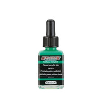 Inchiostro acrilico Schmincke AERO COLOR Professional Total Cover 28 ml – 851 verde giallastro ftalo