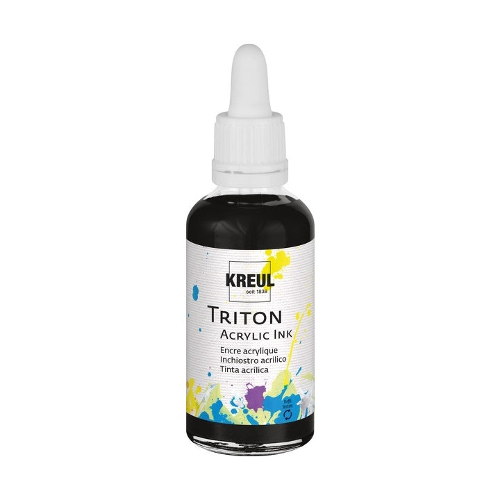 Inchiostro acrilico Triton 40 ml - KREUL – nero