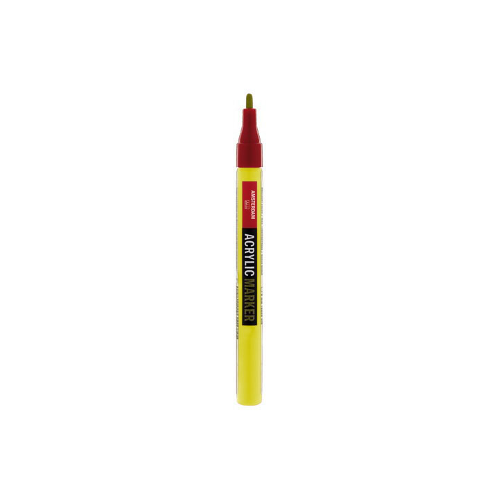 Pennarelli acrilici AMSTERDAM SMALL 2mm - 30 tonalità – primary yellow