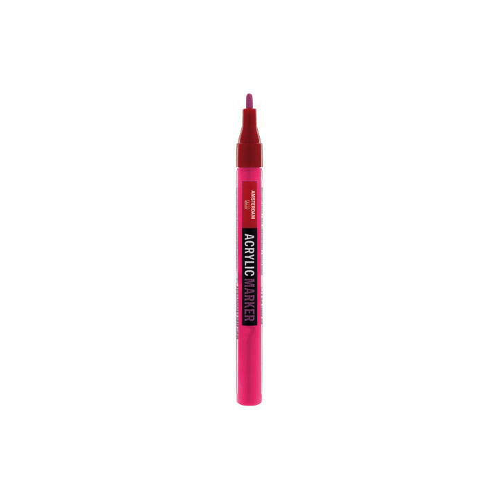 Pennarelli acrilici AMSTERDAM SMALL 2mm - 30 tonalità – primary magenta
