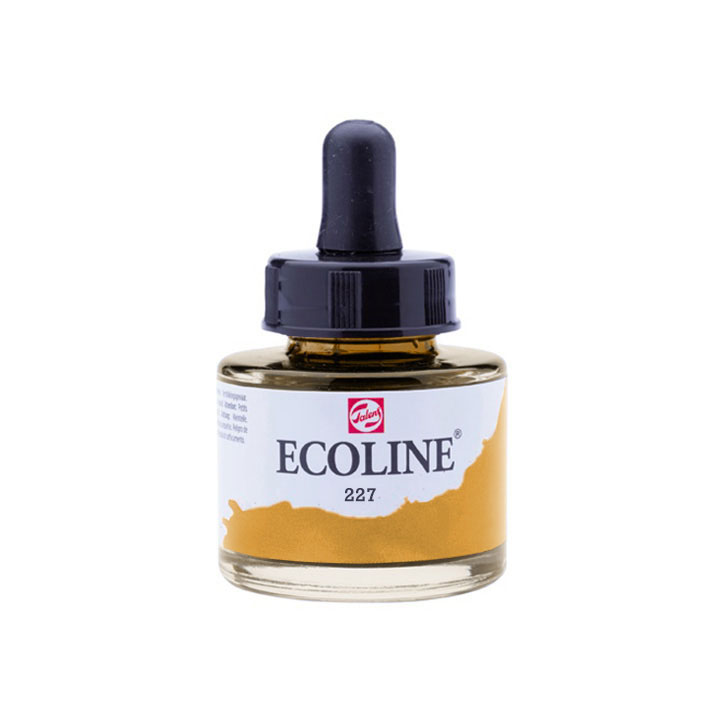 Colore ad acquerello Ecoline 30 ml – 227 Yellow Ochre