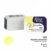 Colori ad acquerello Rosa Gallery pan 2,5 ml – 702 Cadmium limone