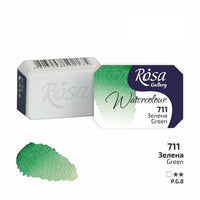 Colori ad acquerello Rosa Gallery pan 2,5 ml – 711 verde