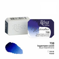 Colori ad acquerello Rosa Gallery pan 2,5 ml – 738 blu indanthrene