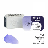 Colori ad acquerello Rosa Gallery pan 2,5 ml – 742 lavanda