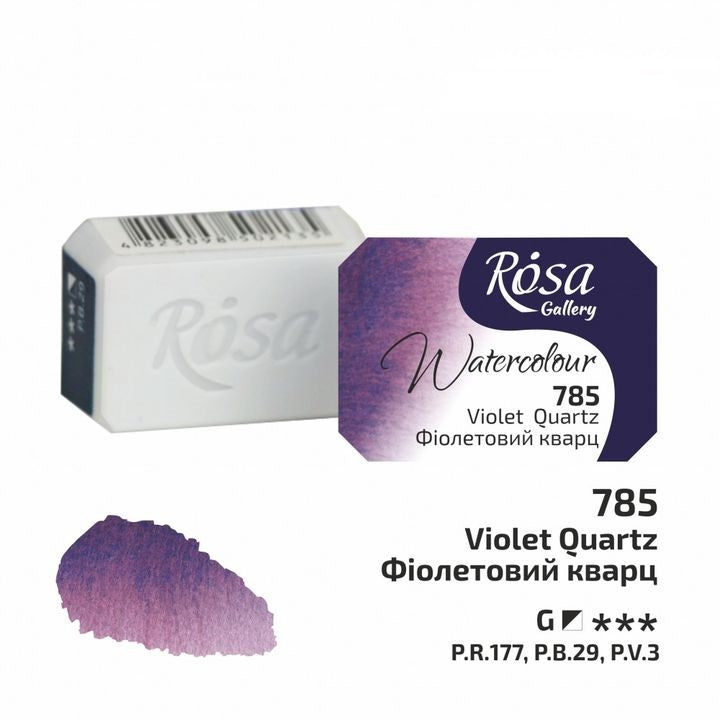 Colori ad acquerello Rosa Gallery pan 2,5 ml – 785 Quarzo viola