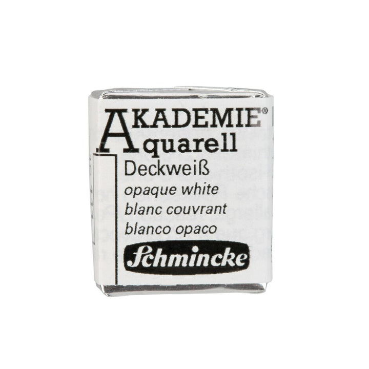 Colori ad acquarello Schmincke AKADEMIE ½ godet – 111 bianco coprente