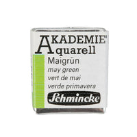 Colori ad acquarello Schmincke AKADEMIE ½ godet – 552 verde maggio