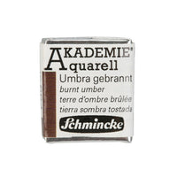 Colori ad acquarello Schmincke AKADEMIE ½ godet – 664 terra d'ombra bruciata