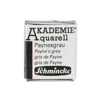 Colori ad acquarello Schmincke AKADEMIE ½ godet – 770 grigio di payne