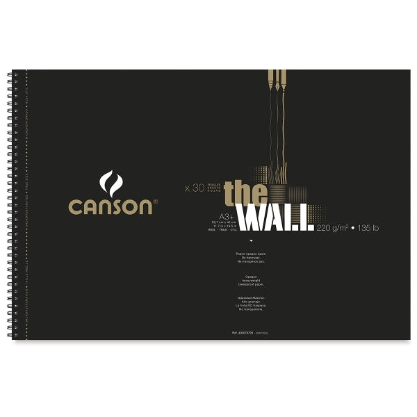 Album da disegno Canson The Wall 220 g 30 fogli A3+ con spirale