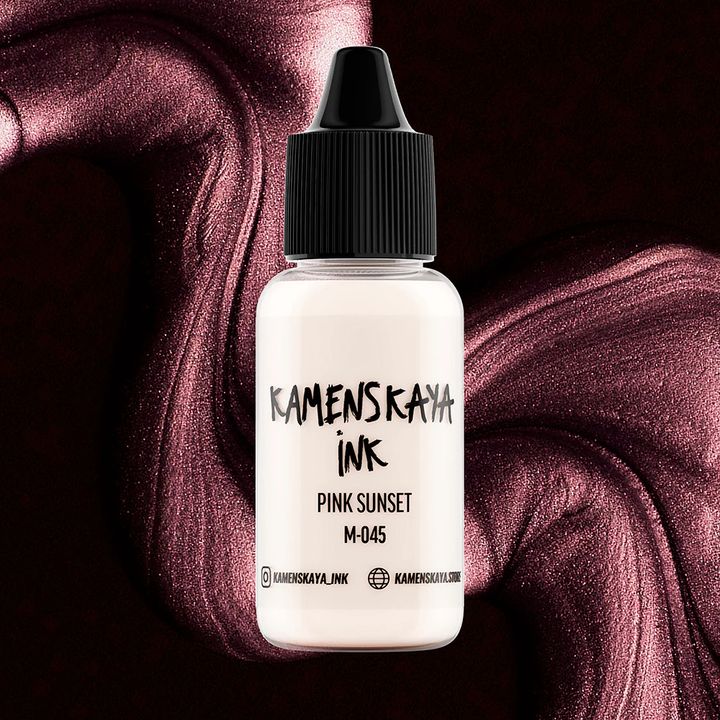 Inchiostro ad alcool KAMENSKAYA NACRE CHAMELEONS 15ml – M-045 Tramonto rosa