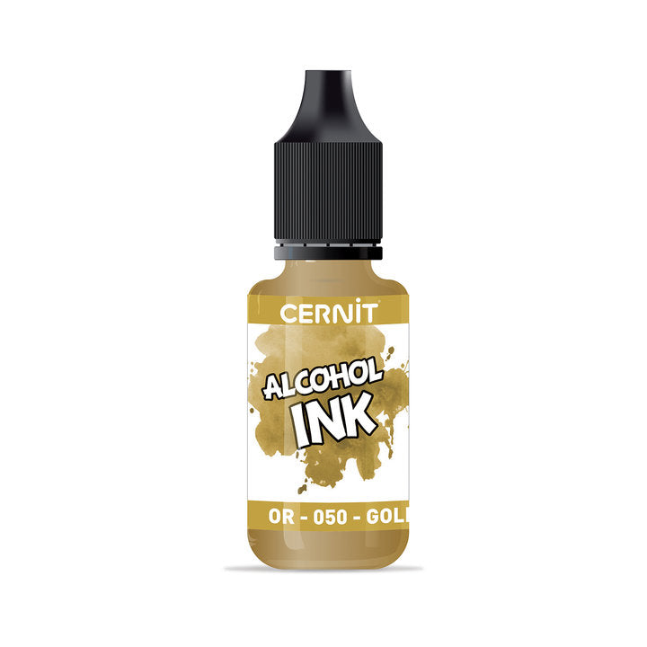 Inchiostro colorato a base di alcol CERNIT 20 ml – 050 oro