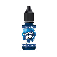 Inchiostro colorato a base di alcol CERNIT 20 ml – 246 blu navy