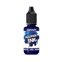 Inchiostro colorato a base di alcol CERNIT 20 ml – 250 blu notte
