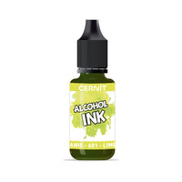 Inchiostro colorato a base di alcol CERNIT 20 ml – 601 anice verde