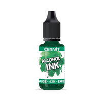 Inchiostro colorato a base di alcol CERNIT 20 ml – 620 verde smeraldo