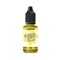 Inchiostro colorato a base di alcol CERNIT 20 ml – 700 giallo