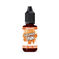 Inchiostro colorato a base di alcol CERNIT 20 ml – 752 arancione