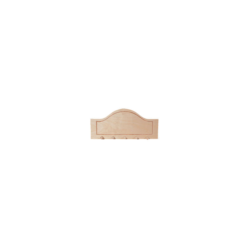 Appendiabiti ad arco con pomelli 15,5 cm – grande ( 5 ) 13,5 x x 9