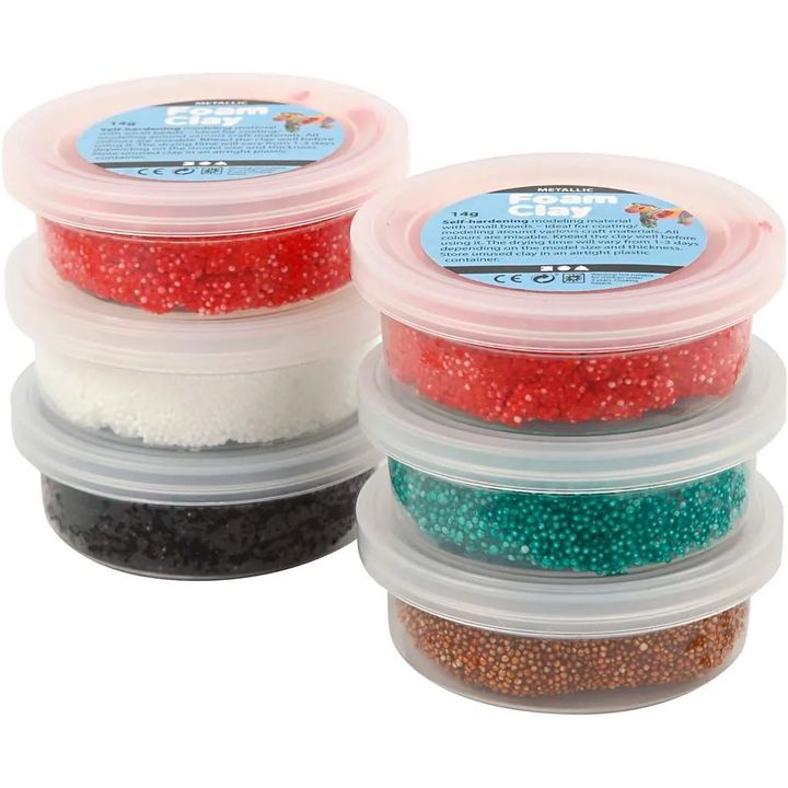 Argilla da modellare Schiuma di Natale 6 x 14 g