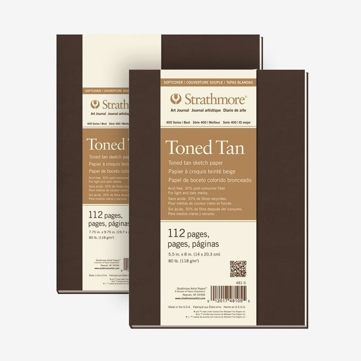 Art Journal Strathmore Toned Paper Tan Brossura | Dimensioni selezionate