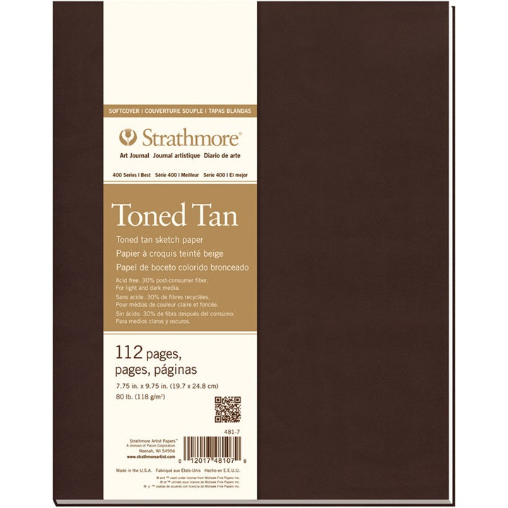 Art Journal Strathmore Toned Paper Tan Brossura | Dimensioni selezionate